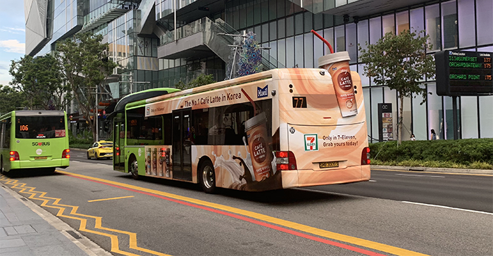 bus advertisement